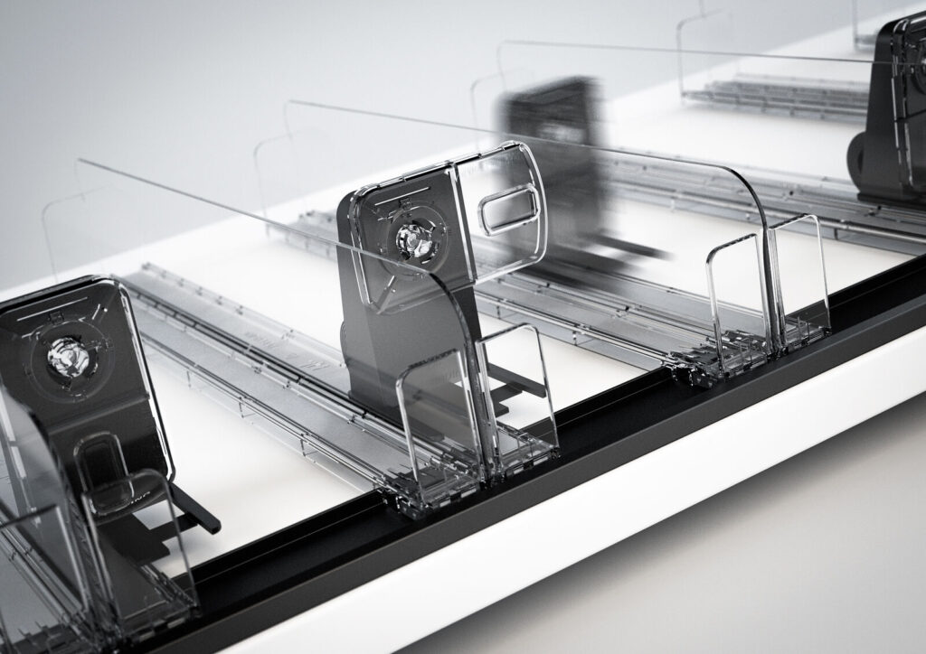 Multi Point Deviders Multivo™ T-divider with 50mm pusher - HL Display Ireland